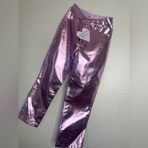 💗👖 Buddy Love Pink Metallic Pants NWT 👖💗